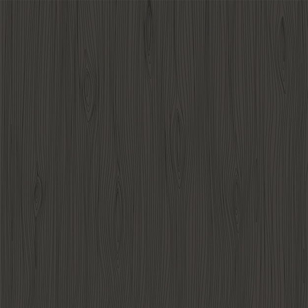 Mano de madera dibujar fondo cuadrado. Textura de madera oscura. ilustración vectorial