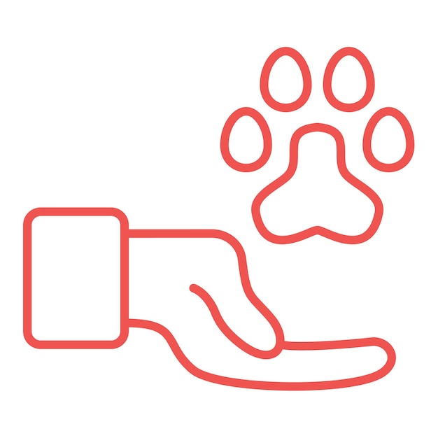 una mano con una pata que dice paw paw print