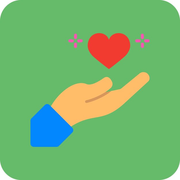 una mano de persona con un corazón en ella