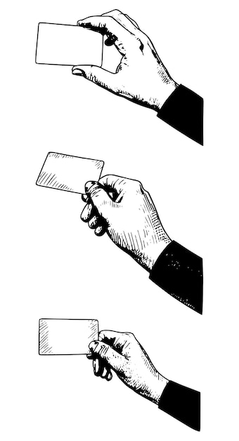una mano sosteniendo una carta que dice "un hombre sostiene una carta"