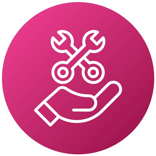 una mano sosteniendo un par de tijeras en un círculo rosa