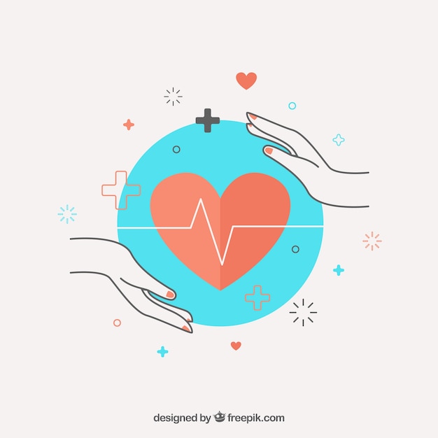 Vector manos y cardiología