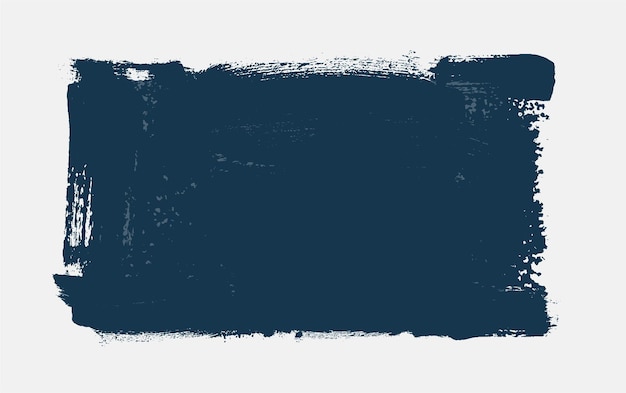 Manos dibujadas pintadas en negro mancha fondo artístico moderno vector un color texturizado punto forma rectangular tarjeta de felicitación cartel cartel monocromático fondo trazo diseño dibujado pincel pintado