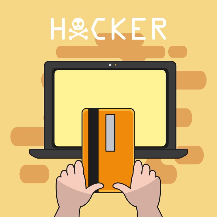 Vector manos con tarjeta de crédito en línea ilustración vectorial diseño gráfico