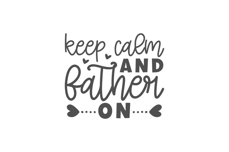 Mantén la calma y padre en