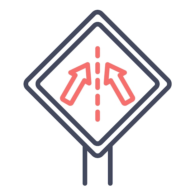 Mantener en el estilo de la ilustración vectorial de carril