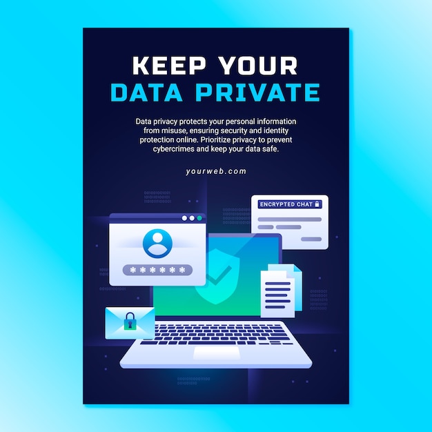 Mantenga sus datos privados: protección de datos y seguridad en línea