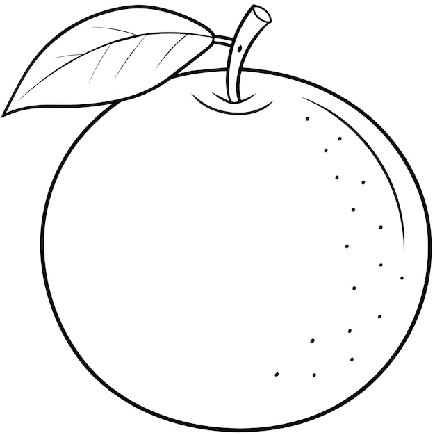 Vector una manzana con una hoja en ella que dice granada