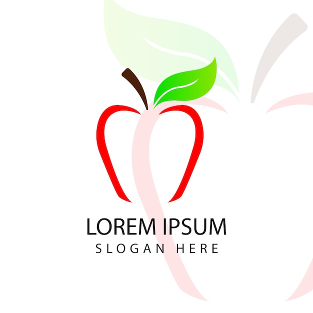 Una manzana roja con hojas verdes