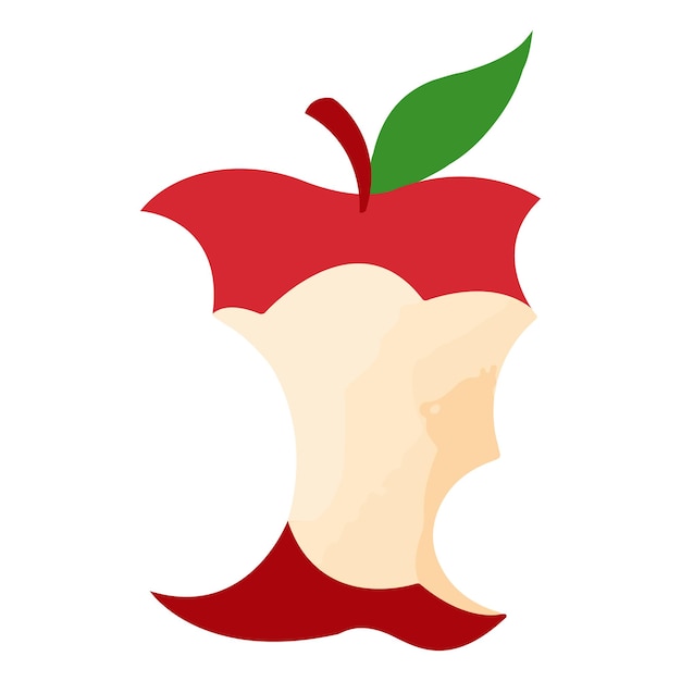 Una manzana.