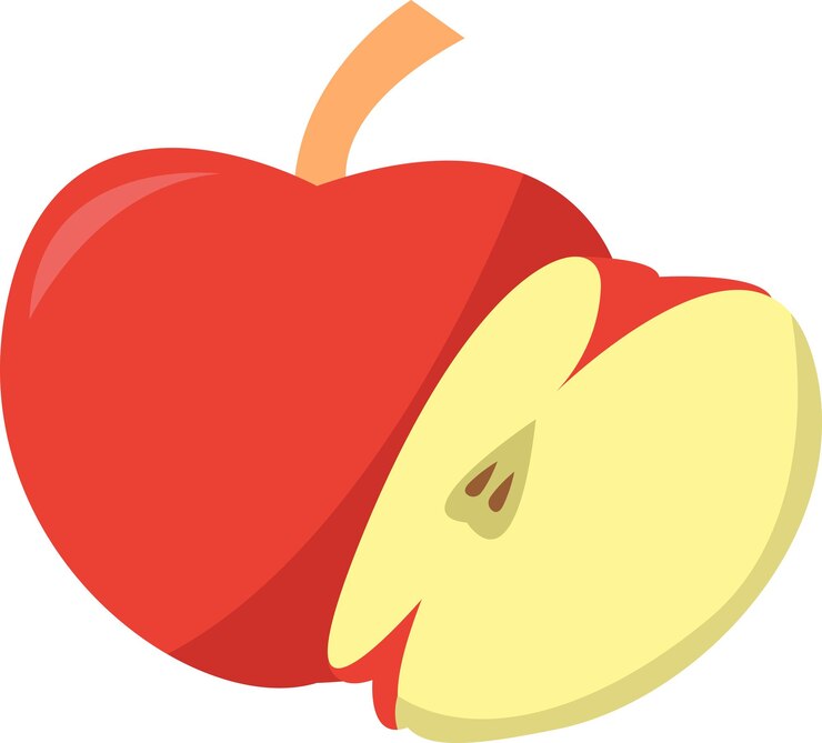 Vector las manzanas