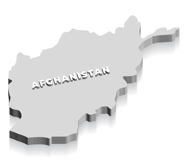Mapa 3D de Afganistán