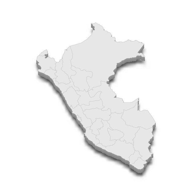 mapa 3d con fronteras de regiones