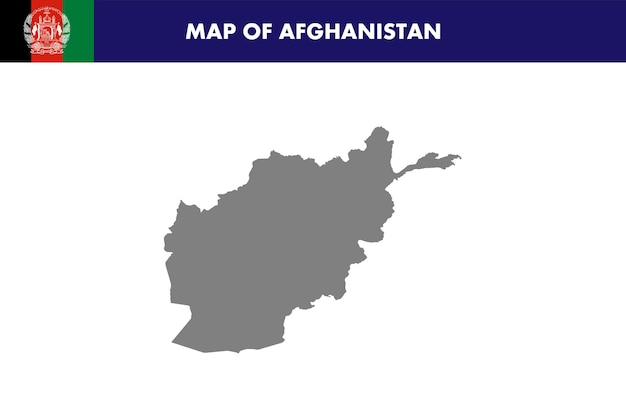 Mapa de Afganistán Mapa vectorial de Afganistán