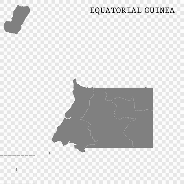 Mapa de alta calidad con fronteras