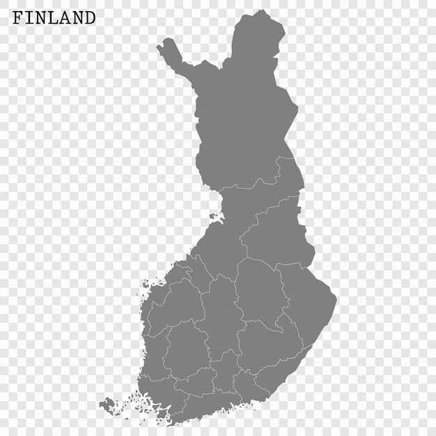 Mapa de alta calidad con fronteras