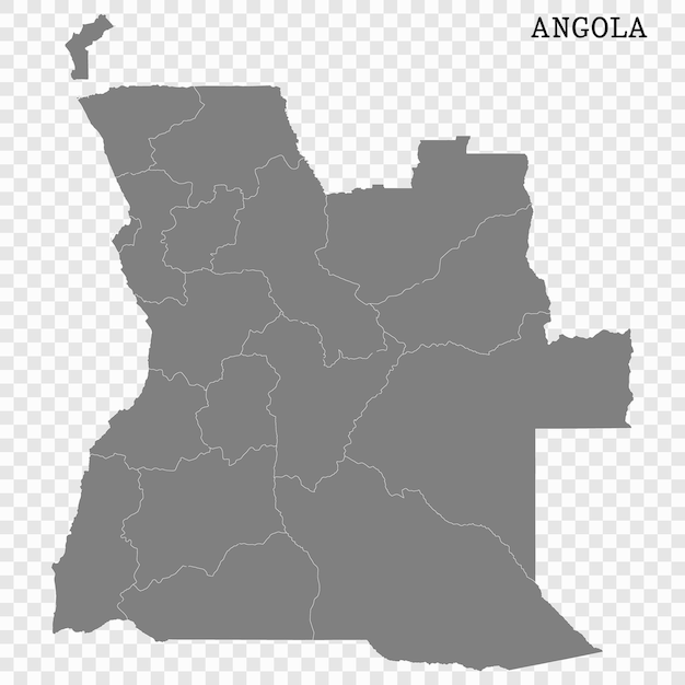 Mapa de alta calidad con fronteras