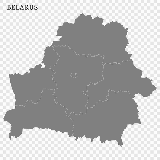 Mapa de alta calidad con fronteras