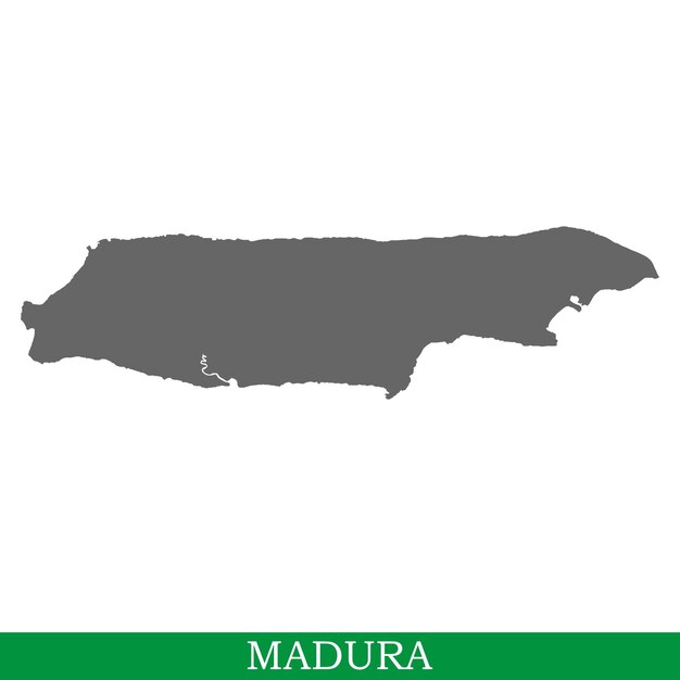 Mapa de alta calidad de la isla.