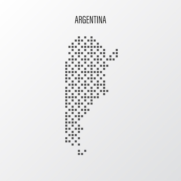 Vector mapa de la argentina