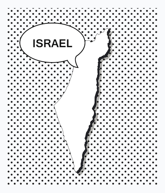 Mapa de arte pop de israel