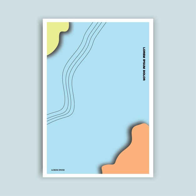 un mapa azul y naranja de la zona