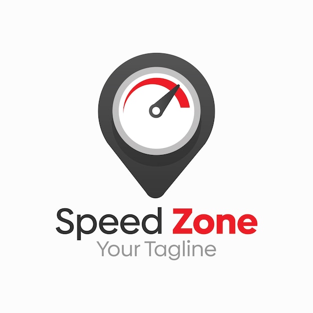 Mapa en blanco y negro de la zona de velocidad
