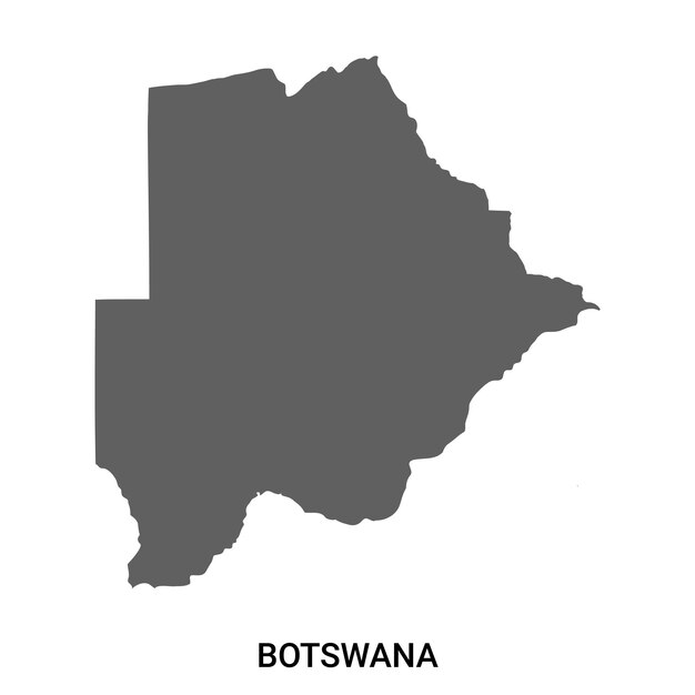 Mapa de Botsuana El mapa general de Botzuana