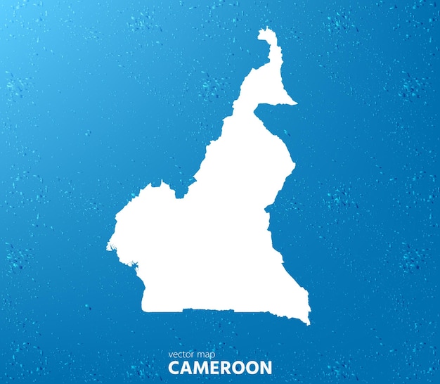Mapa de Camerún Mapa vectorial para cualquier necesidad