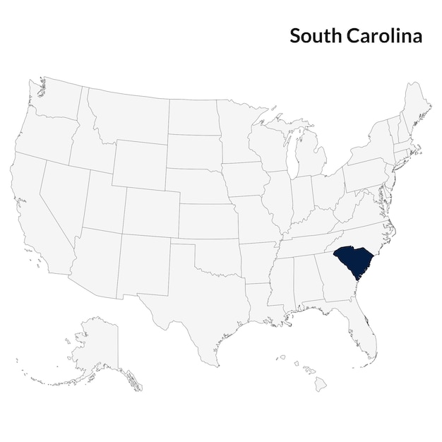 Mapa de Carolina del Sur Mapa de Carolina del Sur Mapa de los Estados Unidos Mapa