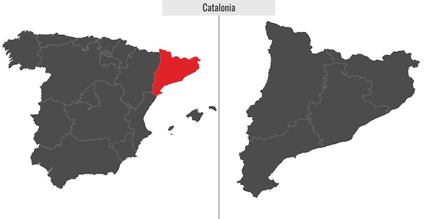 Mapa de Cataluña