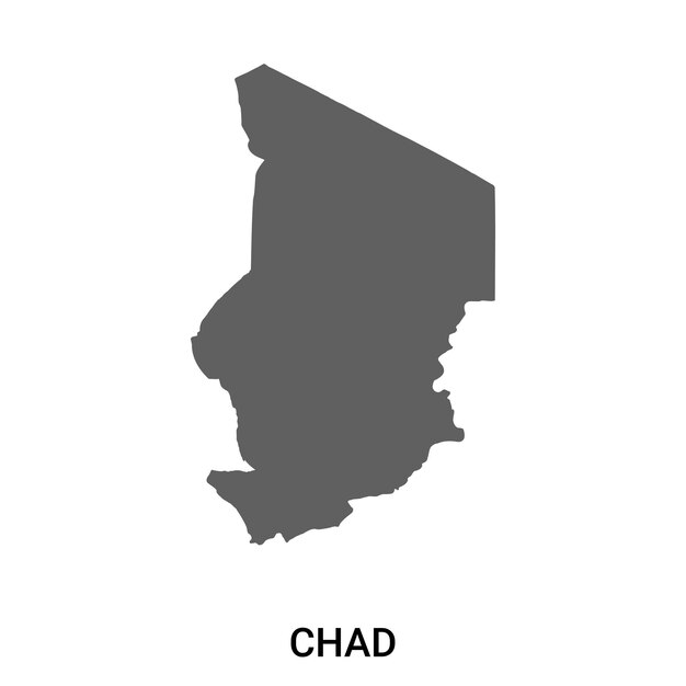 Mapa de Chad Mapa general de Chad