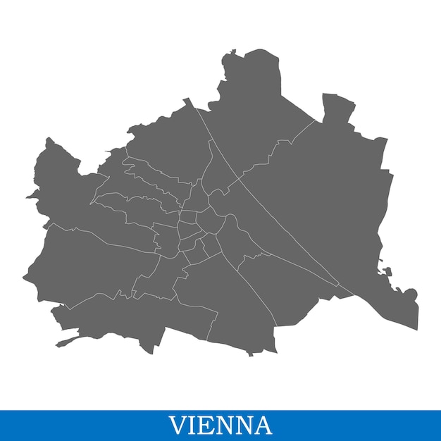 Mapa de la ciudad de alta calidad