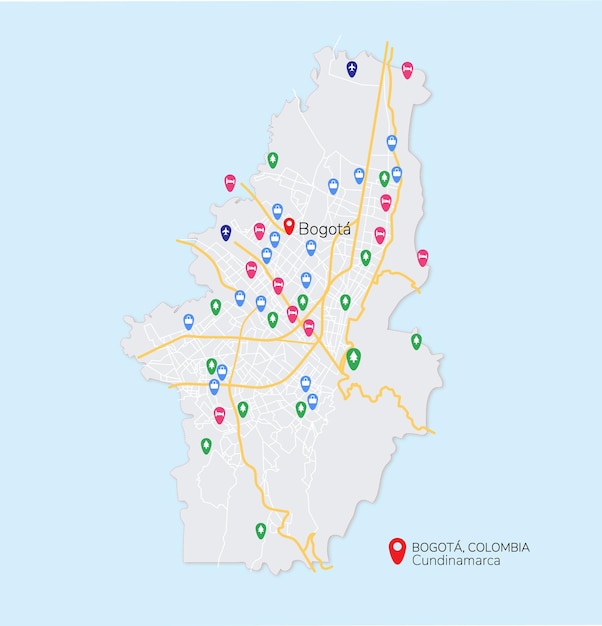 un mapa de la ciudad de Borau con el punto rojo en el medio