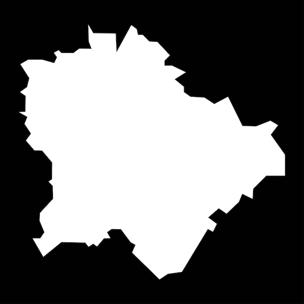 Mapa de la ciudad de Budapest distrito administrativo de Hungría ilustración vectorial