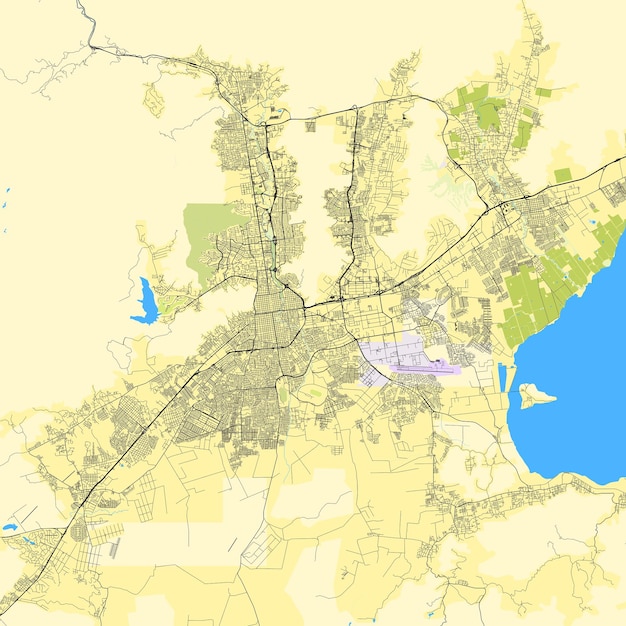 Mapa de la ciudad de valencia carabobo venezuela