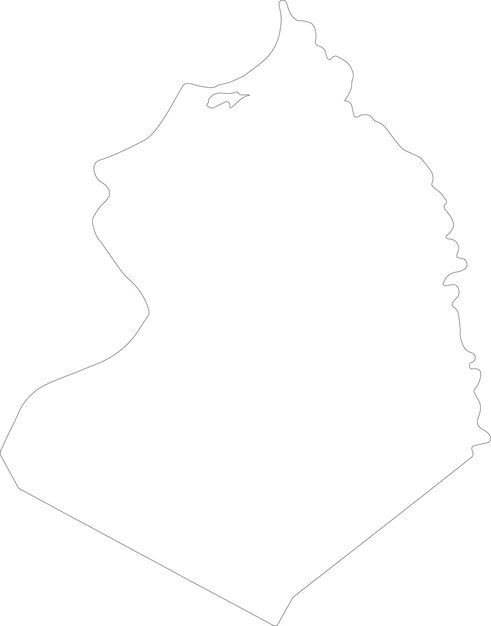 El mapa del contorno de Al Buhayrah, Egipto