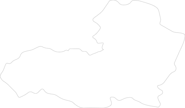 Vector el mapa del contorno de aragatsotn armenia