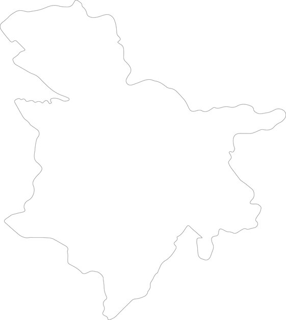 El mapa del contorno de As-Sulaymaniyah en Irak