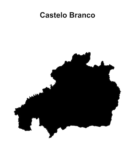 Mapa del contorno de Castelo Branco