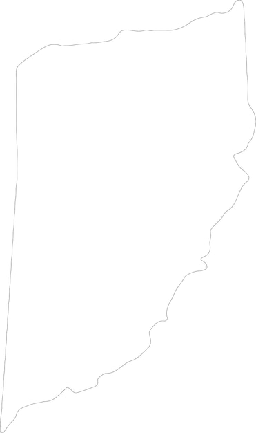 Vector mapa del contorno de cayo belice
