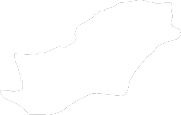 Mapa del contorno de Golestán, Irán
