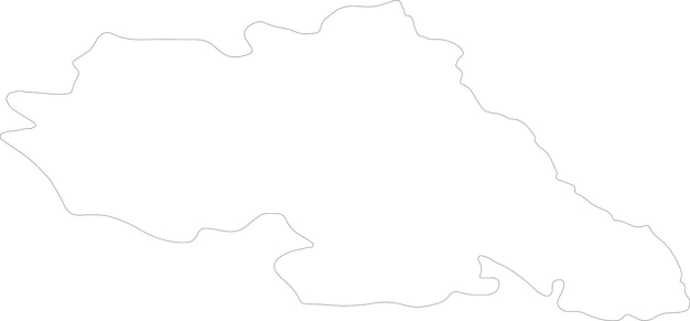 Vector mapa del contorno de iasi, rumania