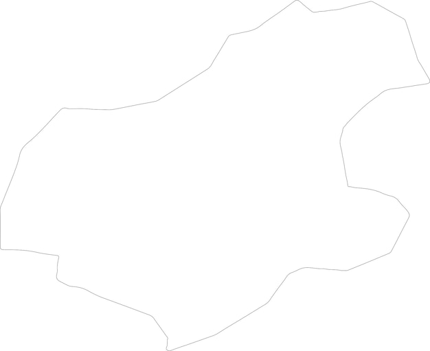 Mapa del contorno de Karabuk en Turquía