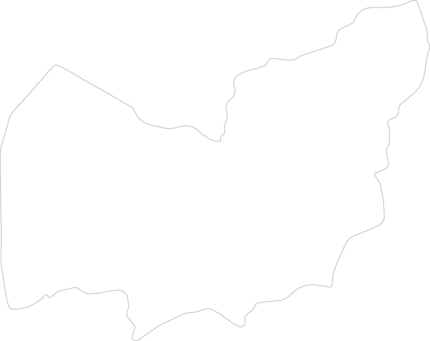 Mapa del contorno de Manzini Swazilandia