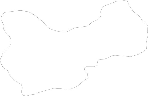 Mapa del contorno de Mus Turquía