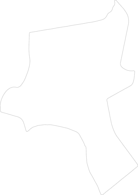 Vector mapa del contorno de nueva vizcaya filipinas