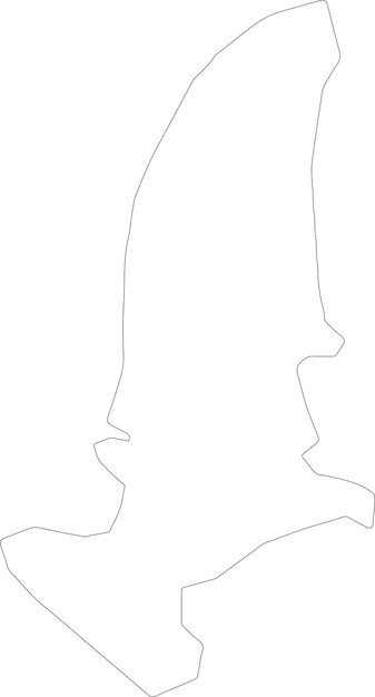 Mapa del contorno de la Riviera Negra de Mauricio