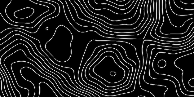Mapa de contorno topográfico Resumen de fondo