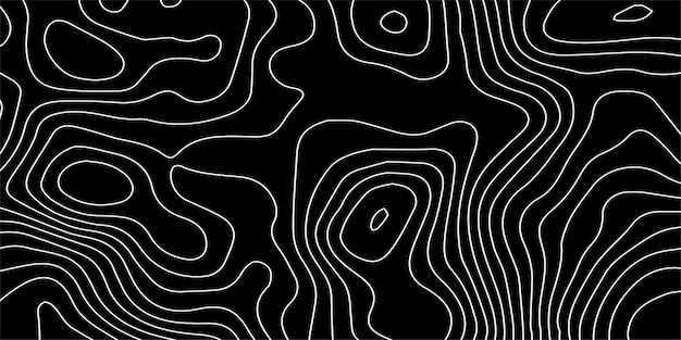 Mapa de contorno topográfico Resumen de fondo